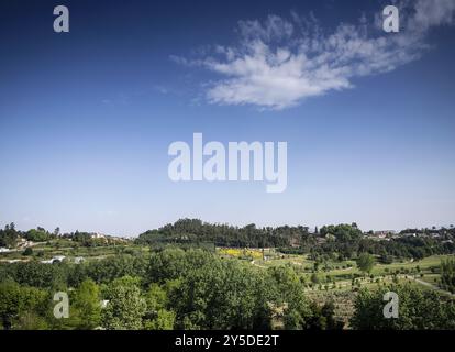 Parc de la ville paysage rural de vila nova de famalicao nord du portugal Banque D'Images