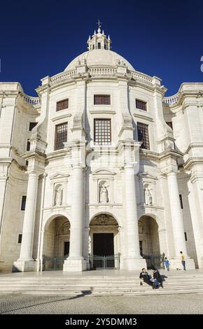 Panteao nacional panthéon célèbre église de la vieille cathédrale à lisbonne portugal Banque D'Images