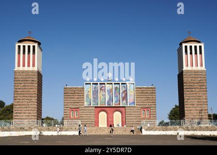 Enda Mariam complexe à Asmara érythrée cathédrale Banque D'Images