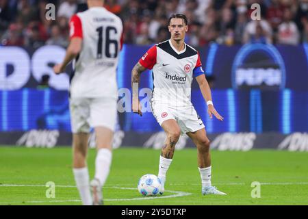 Francfort, Deutschland. 21 septembre 2024. 21.09.2024, Fussball, saison 2024/2025, 1. Bundesliga, 4. Spieltag, Eintracht Frankfurt - Borussia Mönchengladbach, Robin Koch (Eintracht Frankfurt), Foto : Dennis Ewert/RHR-FOTO/dpa/Alamy Live News Banque D'Images