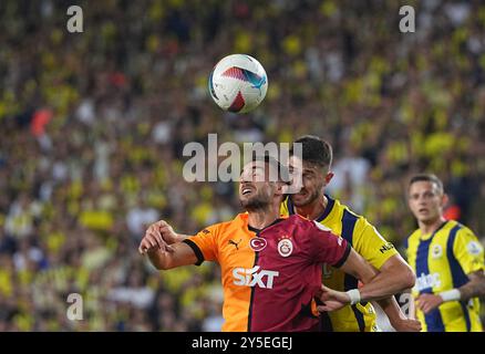 21 septembre 2024 : /#2/ // // lors d'un match de Turquie SÃ¼per Ligue, Fenerbahçe SK vs Galatasaray S. K, au stade Ulker Fenerbahce Sukru Saracoglu, Istanbul, Turquie. Ulrik Pedersen/CSM Banque D'Images