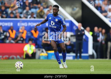Leicester, Royaume-Uni. 21 septembre 2024. Wilfred Ndidi de Leicester City lors du match de Leicester City FC contre Everton FC English premier League au King Power Stadium, Leicester, Angleterre, Royaume-Uni le 21 septembre 2024 Credit : Every second Media/Alamy Live News Banque D'Images