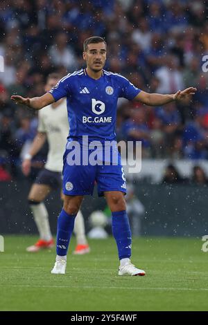 Leicester, Royaume-Uni. 21 septembre 2024. Harry Winks de Leicester City lors du match de Leicester City FC contre Everton FC English premier League au King Power Stadium, Leicester, Angleterre, Royaume-Uni le 21 septembre 2024 crédit : Every second Media/Alamy Live News Banque D'Images