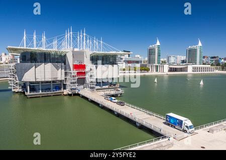 Oceanarium dans le Parque das Nações - Parc des Nations Unies -, Lisboa, Portugal Banque D'Images