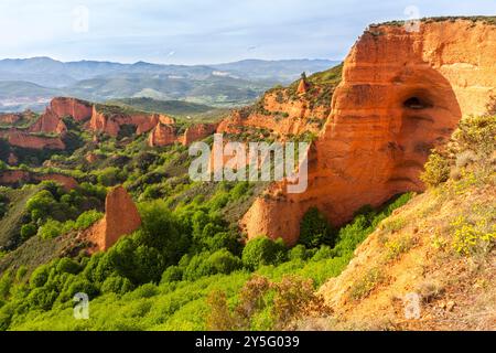 Parc naturel de Las Médulas, Leon, Espagne Banque D'Images