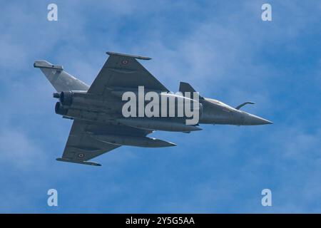 Rafale de l'armée de l'air française en direction de l'exercice Pitch Black à Darwin en Australie. Banque D'Images