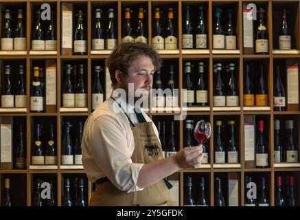 Berry Bros & Rudd Ltd, marchands de vin, St James's Street, Londres, Angleterre. UK Banque D'Images