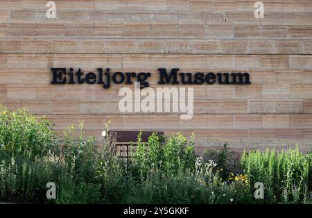 Musée Eiteljorg de la culture amérindienne, Indianapolis, Indiana, États-Unis. Banque D'Images