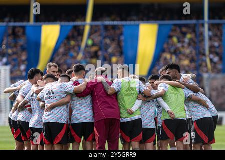 Buenos Aires, Argentine. 21 septembre 2024. River plate et Boca Juniors s'affrontent dans un match valable pour le championnat local, le 21 septembre, au stade Alberto J Armando, la Bombonera, à Buenos Aires, Argentine crédit : Gabriel Sotelo/FotoArena/Alamy Live News Banque D'Images