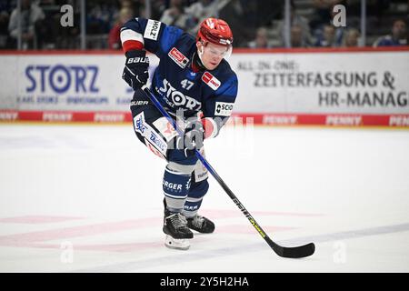 Alexander Karachun (Schwenninger Wild Wings #47) Schwenninger Wild Wings gegen Pinguins Bremerhaven, Eishockey, DEL, Spieltag 1, saison 2024/2025, 22.09.2024 Foto : Eibner-Pressefoto/Sven Laegler Banque D'Images