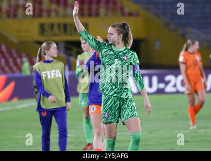 21 septembre 2024, Bogota, Colombie : Femke Liefting des pays-Bas lors du match pour la troisième place de la Coupe du monde féminine U-20 de la FIFA, Colombie 2024 entre les pays-Bas et les États-Unis au stade El Campin de Bogota, Colombie, le 21 septembre 2024. (Crédit image : © Daniel Garzon Herazo/ZUMA Press Wire) USAGE ÉDITORIAL SEULEMENT! Non destiné à UN USAGE commercial ! Banque D'Images