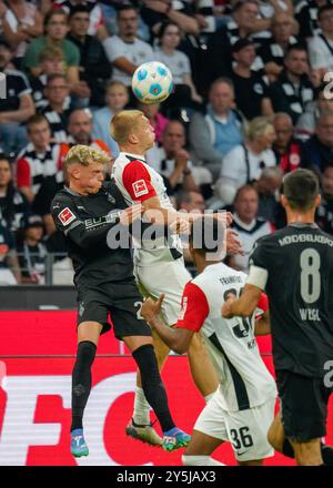 Bundesliga, 21.09.2024. Eintracht Frankfurt vs Borussia Mönchengladbach, Deutsche Bank Park. Banque D'Images