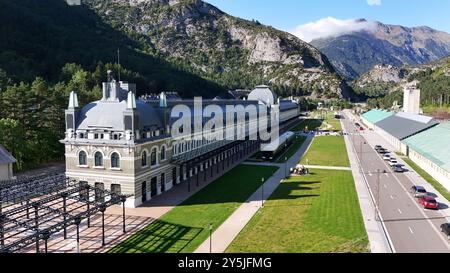 10/09/2024 Canfranc Estación, a Royal Hideaway Hotel, C. Huesca, 22880 Canfranc-Estación, Huesca, Espagne Banque D'Images