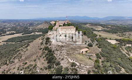 11/09/2024 Monasterio de Nuestra Señora de El Pueyo,Barbastro, Aragón, Huesca, Espagne Banque D'Images