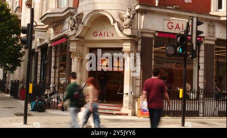 La boulangerie de Gail à Great Portland Street, Londres Banque D'Images