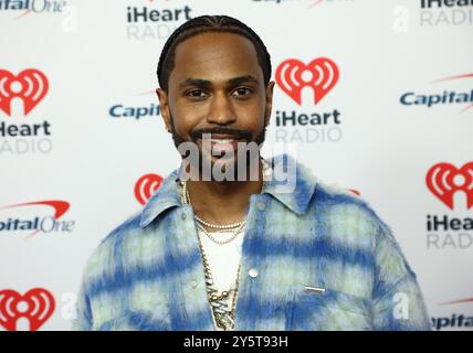 Las Vegas, États-Unis. 21 septembre 2024. Big Sean arrivée au Festival de musique iHeartRadio 2024 le 2e jour, à la T-Mobile Arena le 22 septembre 2024 à Las Vegas, Nevada © JPA/AFF-USA.com crédit : AFF/Alamy Live News Banque D'Images