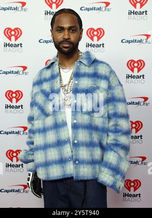 Las Vegas, États-Unis. 21 septembre 2024. Big Sean arrivée au Festival de musique iHeartRadio 2024 le 2e jour, à la T-Mobile Arena le 22 septembre 2024 à Las Vegas, Nevada © JPA/AFF-USA.com crédit : AFF/Alamy Live News Banque D'Images