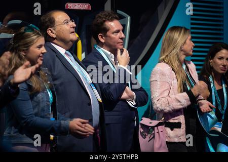 Birmingham, Royaume-Uni. 20 septembre 2024. Nick Candy assiste à la conférence annuelle de Reform UK au NEC Centre. Le parti, qui a obtenu cinq sièges aux élections générales, commence sa conférence de deux jours après que Farage ait annoncé qu'il renonçait à la propriété des actions de Reform UK. (Crédit image : © Tejas Sandhu/SOPA images via ZUMA Press Wire) USAGE ÉDITORIAL SEULEMENT! Non destiné à UN USAGE commercial ! Banque D'Images