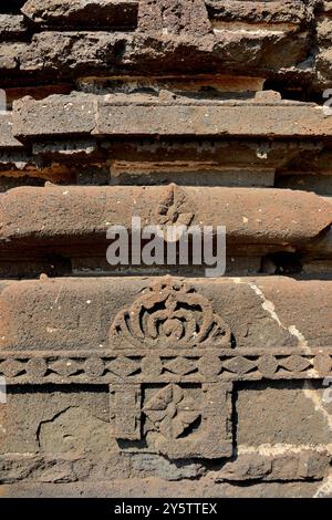 Vue partielle du Temple Gondeshwar, Sinnar, près de Nashik, Maharashtra, Inde Banque D'Images