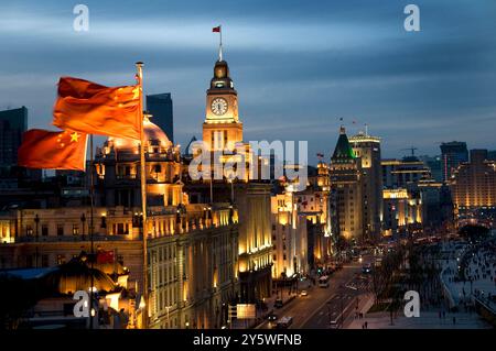 Bund de Shanghai Banque D'Images