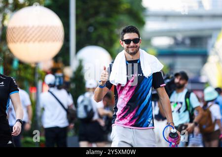 Singapour, Singapour. 22 septembre 2024. #31 Esteban Ocon (FRA, BWT Alpine F1 Team), Grand Prix de F1 de Singapour au Marina Bay Street circuit le 22 septembre 2024 à Singapour, Singapour. (Photo de HOCH Zwei) crédit : dpa/Alamy Live News Banque D'Images