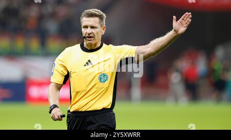 Francfort, Deutschland. 21 septembre 2024. GER, Francfort, 1. Bundesliga, football, Eintracht Frankfurt - Borussia Moenchengladbach, Deutsche Bank Park, 21 septembre 2024, match de championnat, 4e journée, hommes, arbitre de la saison 2024/25 Tobias Welz crédit : HMB Media/Alamy Live News Banque D'Images