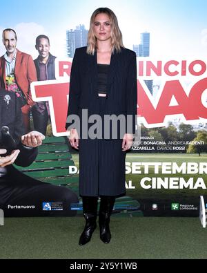 Milan, Photocall du film 'Ricomincio da Taaac' - Brenda Lodigiani Banque D'Images