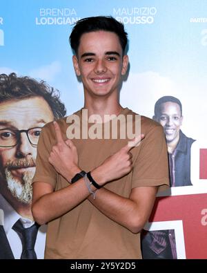 Milan, Photocall du film 'Ricomincio da Taaac' - Leonardo Uslengo Banque D'Images