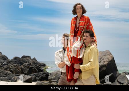 Eden Ana de Armas, Felix Kammerer & Toby Wallace Banque D'Images