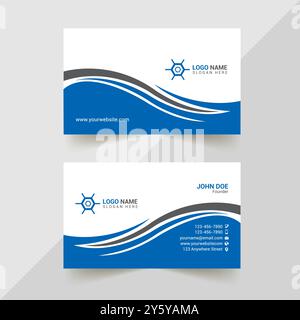 Creative Design de carte d'affaire Illustration de Vecteur
