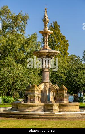 Fontaine Hitchman à Jephson Gardens, Leamington Spa, Warwickshire Royaume-Uni. Banque D'Images