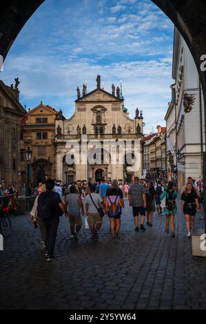 Rassemblement de Salvator à Prague Banque D'Images