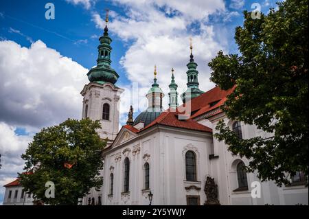 Le monastère de Strahov à Prague Banque D'Images