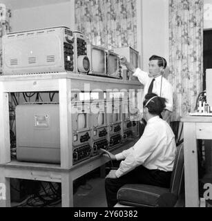 PRÉPARATIFS DU PROCÈS - SALLE D'AUDIENCE NAZIE ADOLF EICHMANN À JÉRUSALEM 15 MARS 1961 Banque D'Images