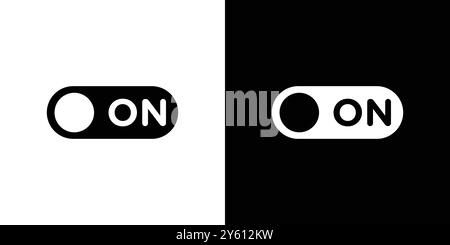 Basculer la collection de jeu de logo vectoriel d'icône de commutateur ou le groupe de pack groupé Illustration de Vecteur