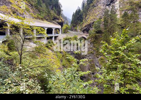 La belle gorge Viamala en Suisse, Europe. Banque D'Images