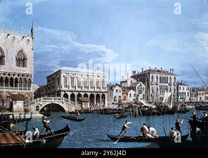 La Riva delle Prigioni by Canaletto Museum of Art, Tolède Giovanni Antonio canal (Venise, 7 octobre 1697 - 19 avril 1768), mieux connu sous le nom de Canaletto, était un artiste vénitien célèbre pour ses paysages ou vedute de Venise. ©TopFoto Banque D'Images