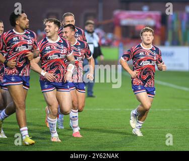 Wakefield, Angleterre. 21 septembre 2024 - Harvey Smith de Wakefield Trinity. Rugby League Betfred Championship, Wakefield Trinity vs Barrow Raiders au DIY Kitchens Stadium, Wakefield, Royaume-Uni Dean Williams Banque D'Images