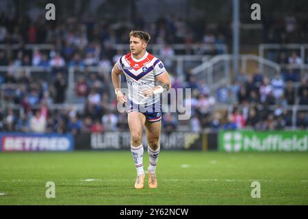 Wakefield, Angleterre. 21 septembre 2024 - Jack Croft de Wakefield Trinity. Rugby League Betfred Championship, Wakefield Trinity vs Barrow Raiders au DIY Kitchens Stadium, Wakefield, Royaume-Uni Dean Williams Banque D'Images