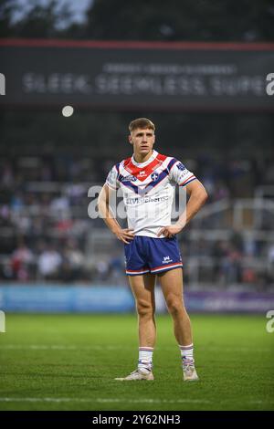 Wakefield, Angleterre. 21 septembre 2024 - Wakefield Trinity's Noah Booth. Rugby League Betfred Championship, Wakefield Trinity vs Barrow Raiders au DIY Kitchens Stadium, Wakefield, Royaume-Uni Dean Williams Banque D'Images