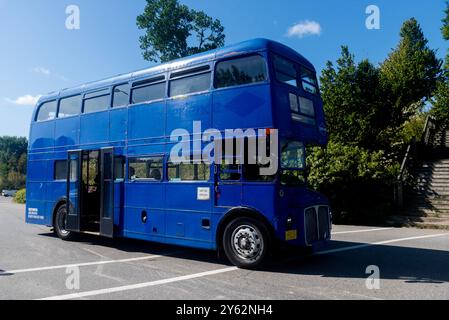 Autobus charter à deux étages, Canada Banque D'Images