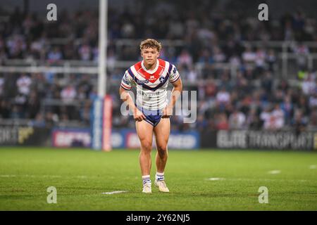 Wakefield, Angleterre. 21 septembre 2024 - Harvey Smith de Wakefield Trinity. Rugby League Betfred Championship, Wakefield Trinity vs Barrow Raiders au DIY Kitchens Stadium, Wakefield, Royaume-Uni Dean Williams Banque D'Images