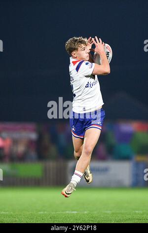 Wakefield, Angleterre. 21 septembre 2024 - Rowan Stephenson de Wakefield Trinity. Rugby League Betfred Championship, Wakefield Trinity vs Barrow Raiders au DIY Kitchens Stadium, Wakefield, Royaume-Uni Dean Williams Banque D'Images