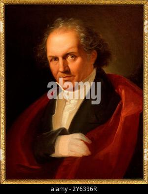 Portrait de Giambattista Bodoni (1740-1813). Musée : Museo Glauco Lombardi, Parme. Auteur : Giuseppe Lucatelli. Banque D'Images