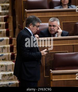 Madrid, 27/02/2024. Séance plénière au Congrès des députés. Photo : Ángel de Antonio. Archdc. Crédit : album / Archivo ABC / Ángel de Antonio Banque D'Images