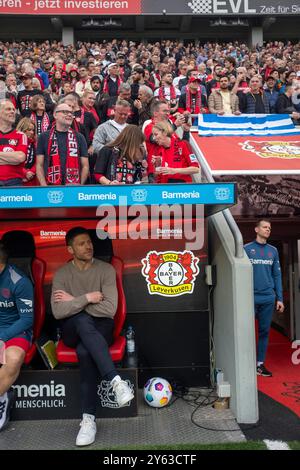 Leverkusen (Allemagne), 27/04/2024. Journée Bundesliga 31. BayArena Stadium. Match entre Bayer Leverkusen et Stuttgart. Sur la photo, Xabi Alonso, entraîneur du Bayern Leverkusen. Photo : Matías Nieto. ARCHDC. Crédit : album / Archivo ABC / Matías Nieto Koenig Banque D'Images