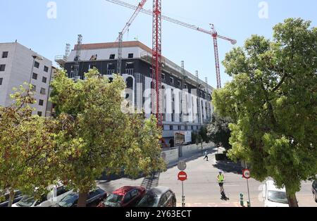 Córdoba, 08/12/2024. Travaux de construction du futur hôtel Mezquita Center sur le boulevard Hernán Ruiz. Photo : Valerio Merino. ARCHCOR. Crédit : album / Archivo ABC / Valerio Merino Banque D'Images