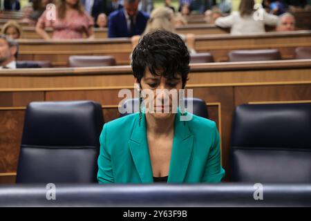 Madrid, 26/06/2024. Session plénière du Congrès des députés. Session de contrôle gouvernementale. Photo : Jaime García. ARCHDC. Crédit : album / Archivo ABC / Jaime García Banque D'Images