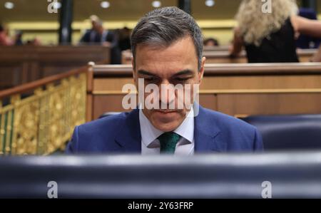 Madrid, 26/06/2024. Session plénière du Congrès des députés. Session de contrôle gouvernementale. Photo : Jaime García. ARCHDC. Crédit : album / Archivo ABC / Jaime García Banque D'Images