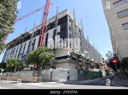 Córdoba, 08/12/2024. Travaux de construction du futur hôtel Mezquita Center sur le boulevard Hernán Ruiz. Photo : Valerio Merino. ARCHCOR. Crédit : album / Archivo ABC / Valerio Merino Banque D'Images